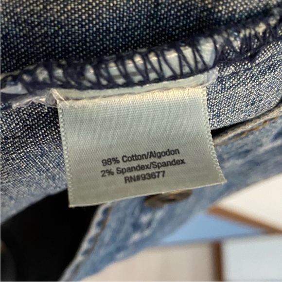 St. John’s Bay Denim Jacket 2X | Stretch Jean Jacket | Classic Blue | Like New - Picture 5 of 11